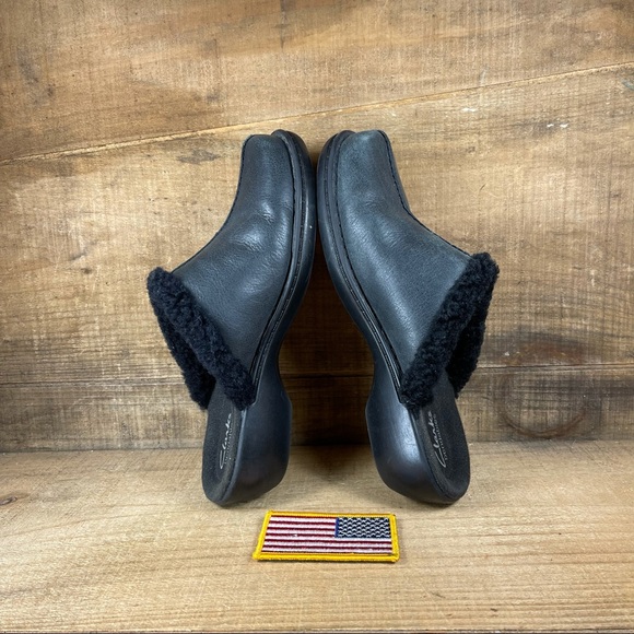 Clarks Bendables Leather/faux fur slip on - Picture 6 of 8